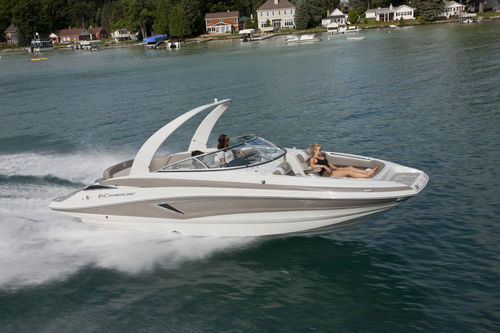 Палубная лодка с внутренним мотором - E275 - Crownline - открытая / с двойной консолью / боурайдер