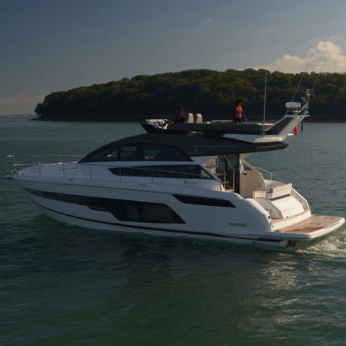 Круизная моторная яхта - Squadron 50 - Fairline - с флайбриджем / POD IPS / 3 каюты