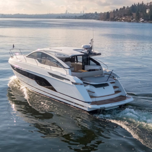 Быстроходный катер с внутренним мотором - TARGA 45 GT - Fairline - дизельный / двухмоторный / хардтоп