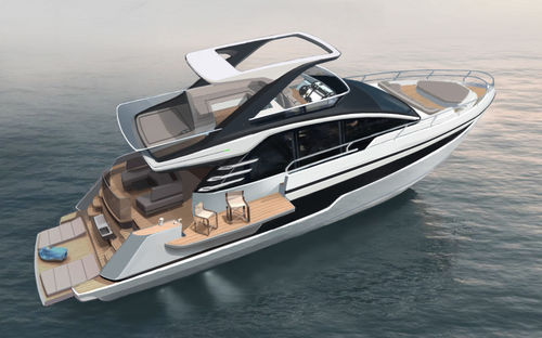 Круизная моторная яхта - Squadron 58 - Fairline - с флайбриджем / валопровод / 3 каюты