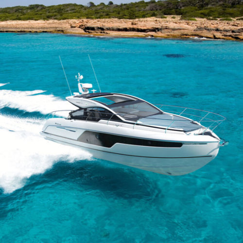 Быстроходный катер с внутренним мотором - TARGA 40 - Fairline - дизельный / двухмоторный / с откидным верхом