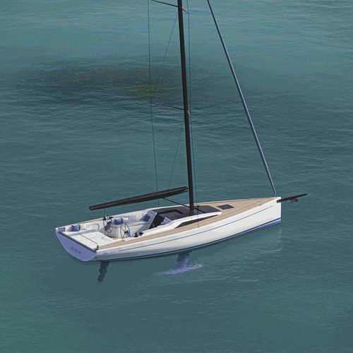 Парусник дэйсэйлер - GS BLUE - Grand Soleil Yachts - 1 каюта / бушприт / двойной штурвал