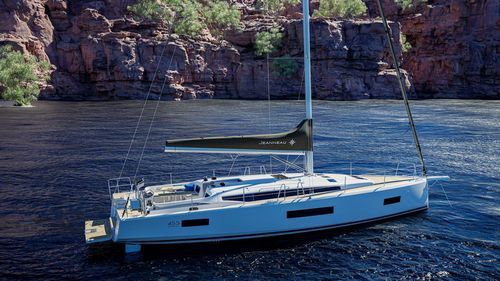 Круизный парусник - Sun Odyssey 455 - Jeanneau - Sailboats - бушприт / двойной штурвал