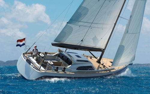 Круизная парусная яхта - AXONITE 57 - KM Yachtbuilders - 3 каюты / с открытым кокпитом / из алюминия