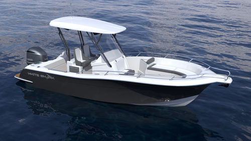 Открытый катер c подвесным мотором - 240 CC Evo - White-shark - с центральной консолью / для водных лыж / для дайвинга