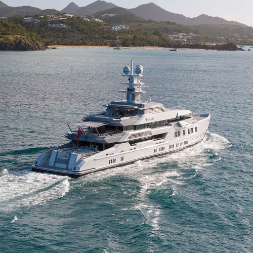 Круизная мега-яхта - ELYSIAN - Lurssen Yachts - с рулевой рубкой / с бассейном / с вертодромом