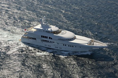 Круизная мега-яхта - HUNTRESS - Lurssen Yachts - с рулевой рубкой