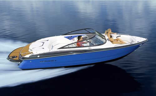 Небольшой катер с внутренним мотором - 224FS - Monterey Boats - с двойной консолью / боурайдер / открытый