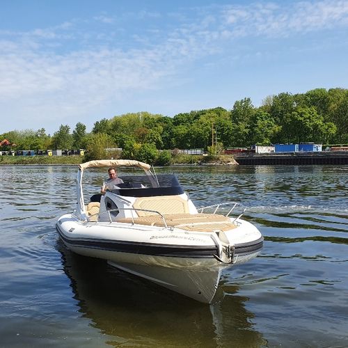 Надувная лодка c подвесным мотором - Soleil 30 - Nautica Salpa - двухмоторная / полужесткая / с центральной консолью