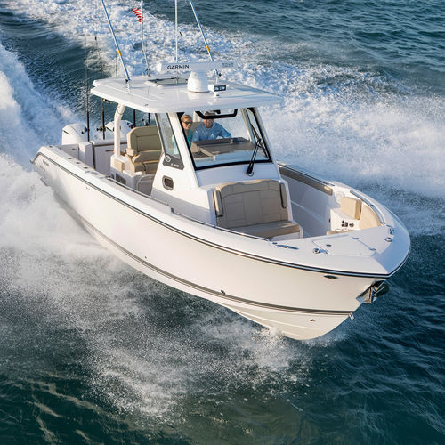 Открытый катер c подвесным мотором - S 328  - Pursuit Boats - дизельный / двухмоторный / с центральной консолью