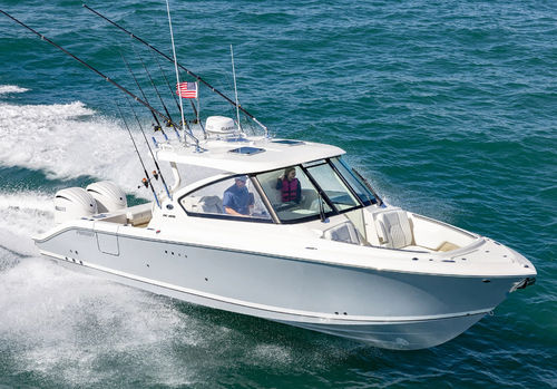 Быстроходный катер c подвесным мотором - DC 306 - Pursuit Boats - двухмоторный / хардтоп / открытый