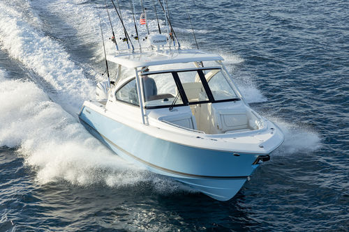 Небольшой катер c подвесным мотором - DC 286 - Pursuit Boats - двухмоторный / открытый / с двойной консолью
