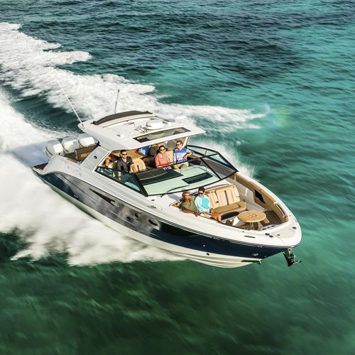 Быстроходный катер c подвесным мотором - SLX 400 OB - Sea Ray - дизельный / трехмоторный / открытый