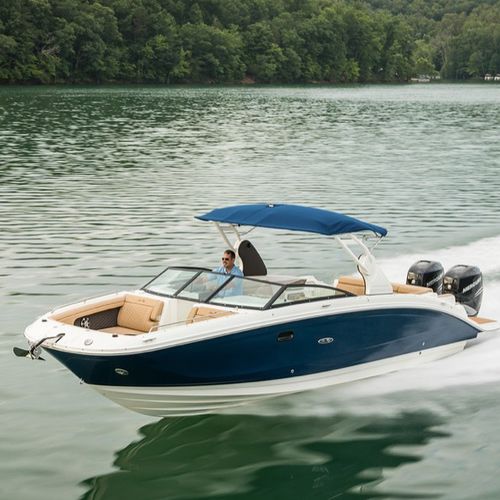 Небольшой катер c подвесным мотором - SDX 290 OB - Sea Ray - двухмоторный / с двойной консолью / боурайдер