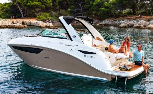 Прогулочный катер с каютой с внутренним мотором - SUNDANCER 265 - Sea Ray - открытый / спортивный / макс. 8 человек