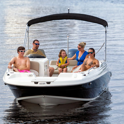 Палубная лодка c подвесным мотором - 212SC - Stingray Boats - для водных лыж / для спортивной рыбалки / макс. 12 человек