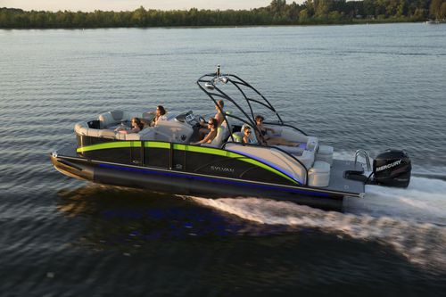 Понтоновый катер c подвесным мотором - S3 Extreme - Sylvan Pontoons - макс. 11 человек