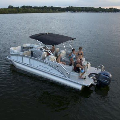 Понтоновый катер c подвесным мотором - S5 - Sylvan Pontoons - макс. 14 человек