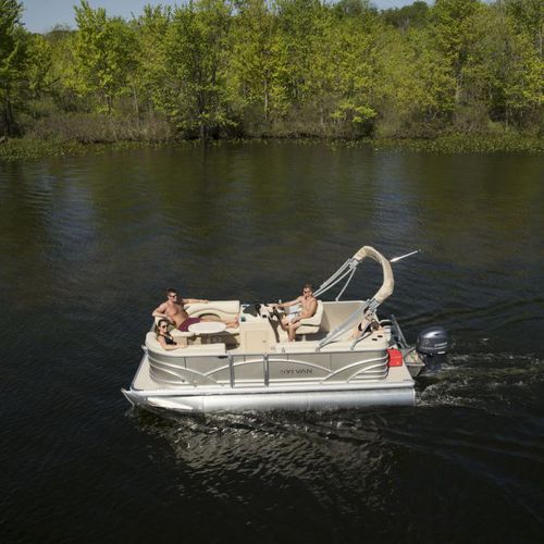 Понтоновый катер c подвесным мотором - 8522 LZ Port - Sylvan Pontoons - макс. 12 человек