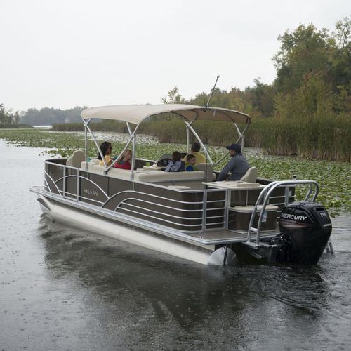Понтоновый катер c подвесным мотором - 820 4-PT - Sylvan Pontoons - для спортивной рыбалки / макс. 9 человек