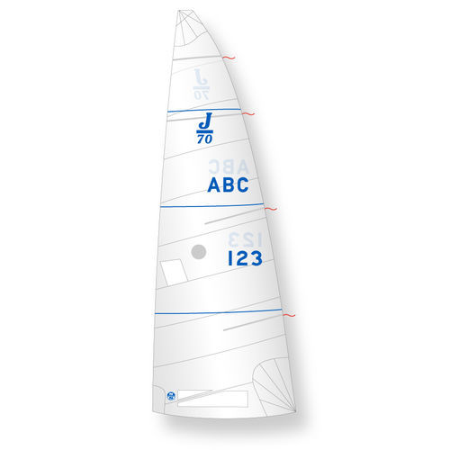 Грот - F-1 - North Sails Sailmaking - для монотипного парусника / из полиэстера / J70
