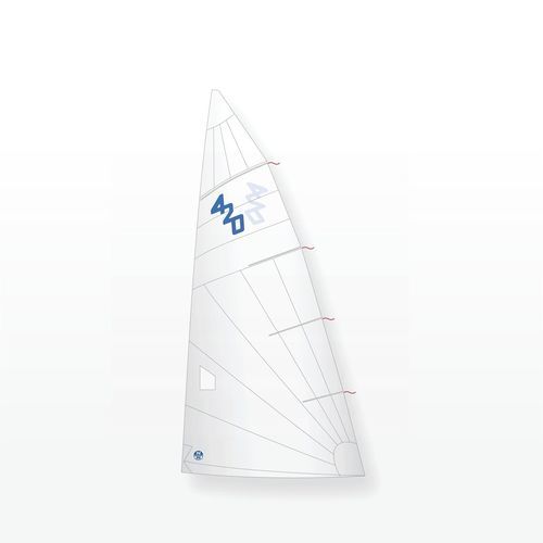Грот - M-7 - North Sails Sailmaking - для швертбота / с горизонтальным кроем / 420