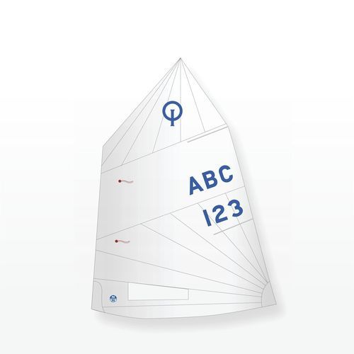 Грот - V-2 - North Sails Sailmaking - для швертбота / с горизонтальным кроем / Optimist