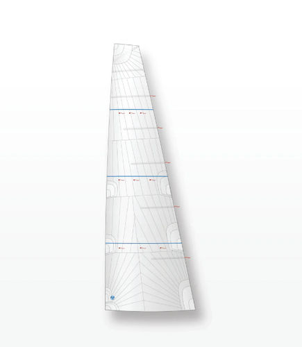 Грот - SQUARE TOP - North Sails Sailmaking - для круизного парусного судна / из полиэстера / из Dyneema®