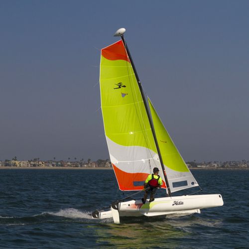 Спортивный катамаран для досуга - T1  - Hobie Cat USA - для обучения / множественный / с одной трапецией