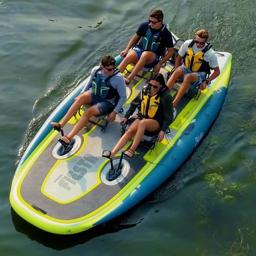 Каяк с верхней посадкой - MIRAGE ITREK FIESTA - Hobie Cat USA - надувной / морской / для взрослых