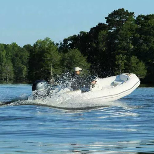 Надувная лодка c подвесным мотором - YACHTLINE 400 - ZODIAC - RIB / открытая / с боковой консолью