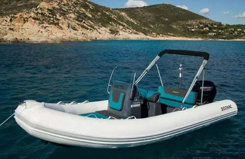 Надувная лодка c подвесным мотором - MEDLINE 580 - ZODIAC - RIB / с боковой консолью / открытая