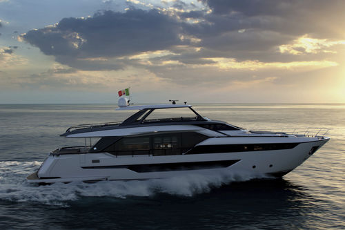 Круизная моторная яхта - 940 - Ferretti Yachts - с флайбриджем / V-образный привод