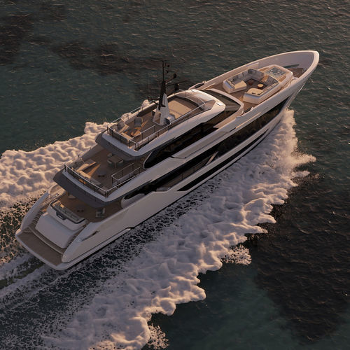 Круизная супер-яхта - 125' - Custom Line Yacht - с рулевой рубкой / валопровод / 5 кают