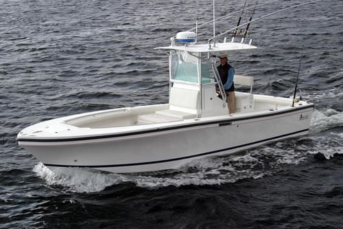 Открытый катер с внутренним мотором - 26 CENTER CONSOLE - Albin Marine - для спортивной рыбалки / Т-образная верхняя часть