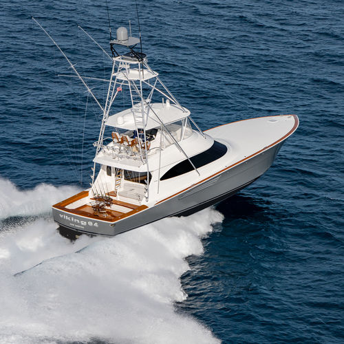 Моторная яхта для спортивной рыбалки - 64 C - Viking Yachts - круизная / с флайбриджем / V-образный привод