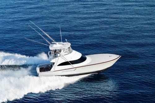 Моторная яхта для спортивной рыбалки - 50 C - Viking Yachts - раздвижная / с флайбриджем / с центральной консолью