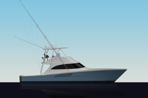 Моторная яхта для спортивной рыбалки - 50 BF - Viking Yachts - оффшорная / раздвижная / с флайбриджем