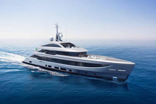 Круизная мега-яхта - B.NOW 50M - Benetti - с приподнятой рулевой рубкой / 6 кают / из стали