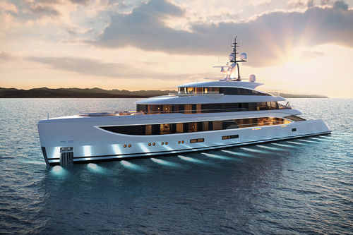 Круизная мега-яхта - B.NOW 67M - Benetti - традиционная / с приподнятой рулевой рубкой / 7 кают