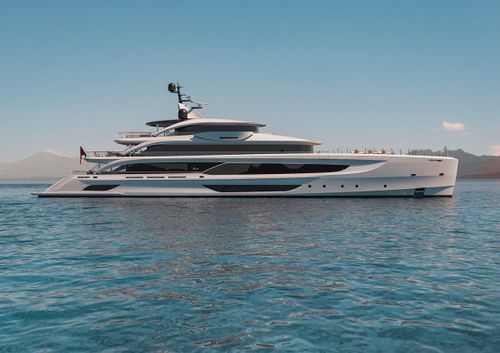 Круизная мега-яхта - B.CENTURY 62M - Benetti - с приподнятой рулевой рубкой / 6 кают / с вертикальным форштевнем