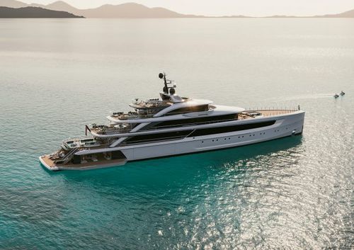 Круизная мега-яхта - B.CENTURY 75M - Benetti - с приподнятой рулевой рубкой / 7 кают / с вертикальным форштевнем