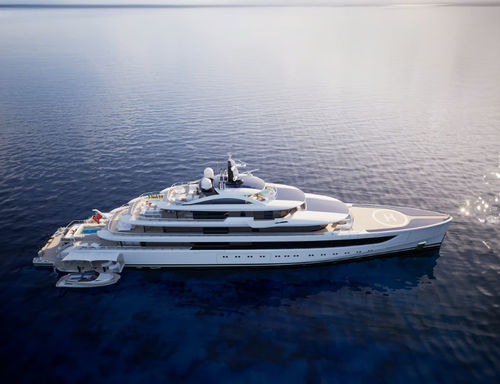 Круизная мега-яхта - LIFE  - Benetti - с приподнятой рулевой рубкой / 7 кают / из стали