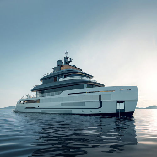 Круизная супер-яхта - B.Yond 40M - Benetti - с приподнятой рулевой рубкой / гибридная / 5 кают