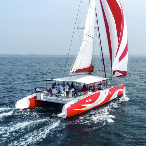 Парусная яхта катамаран - 53' - Ocean Voyager - с открытым кокпитом / пассажирская палуба