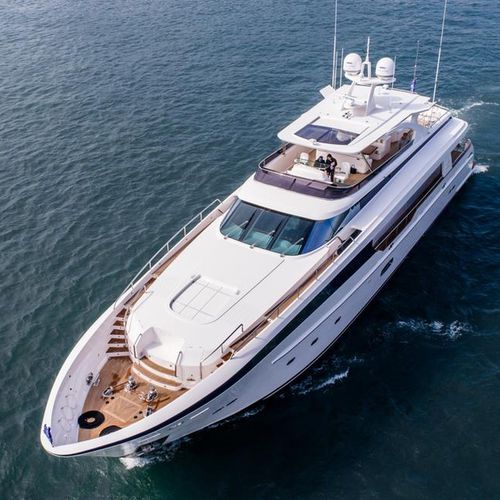 Круизная супер-яхта - CC110 ABACO - Horizon - с флайбриджем / с приподнятой рулевой рубкой / 4 каюты