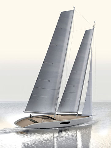 Круизная элитная парусная супер-яхта - 44M SCHOONER - Derecktor - с открытым кокпитом / шлюп / шхуна