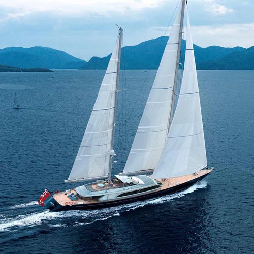 Круизная элитная парусная супер-яхта - MELEK - Perini Navi - 5 кают / пассажирская палуба / из алюминия