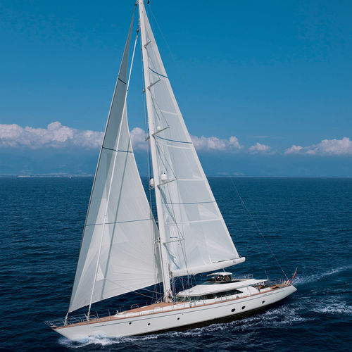 Круизная элитная парусная супер-яхта - FIVEA - Perini Navi - 4 каюты / 8 спальных мест / с флайбриджем