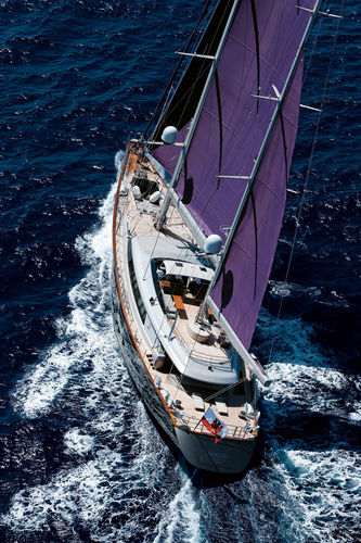 Круизная элитная парусная супер-яхта - BARACUDA - Perini Navi - 5 кают / с открытым кокпитом / из алюминия